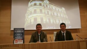 Alberto (izqda) y Javier Gómez Granados, durante la presentación del libro.